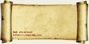 Danica Eglenović vizit kartica